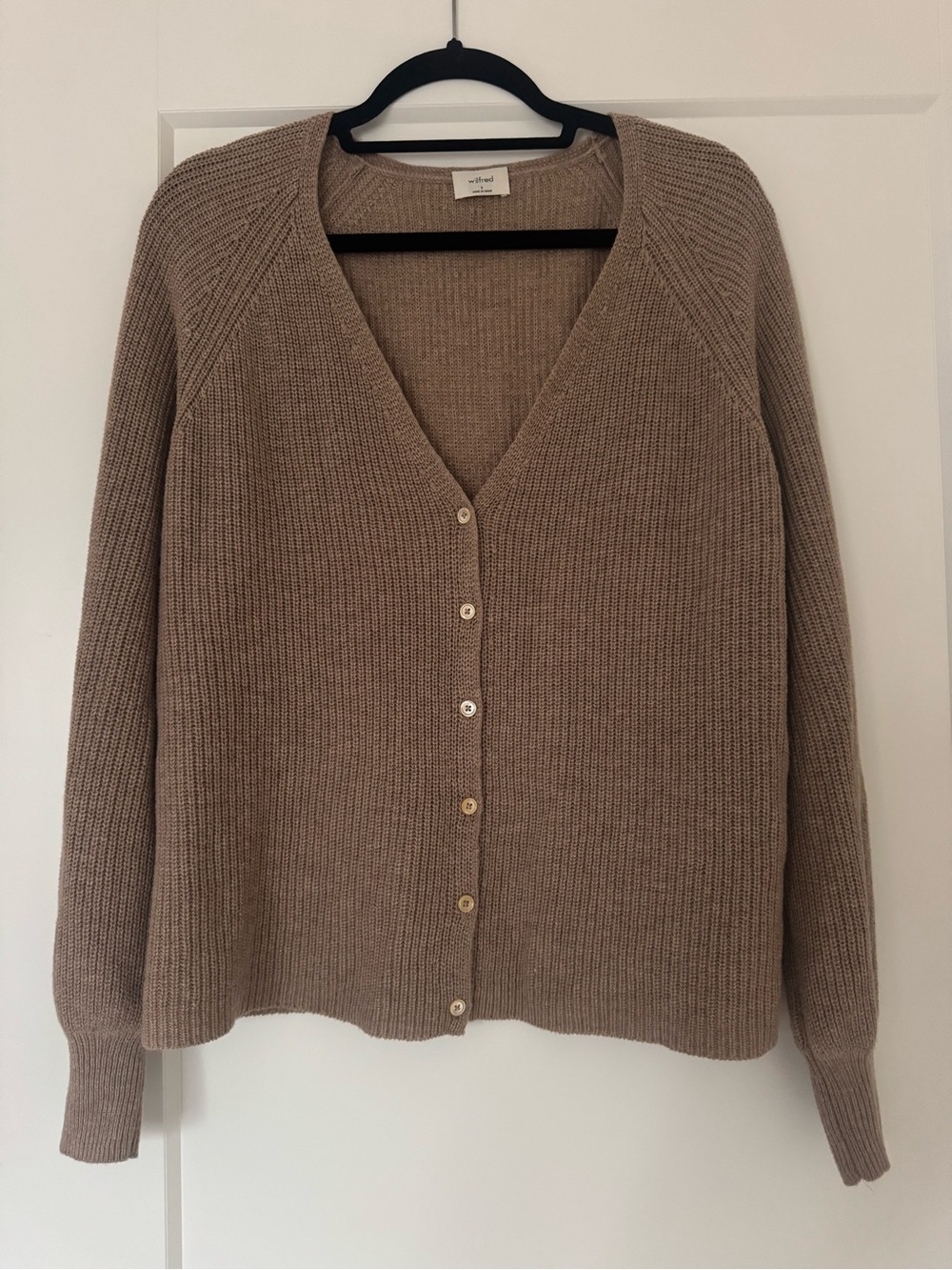 Wilfred Wool Cotton Cardigan